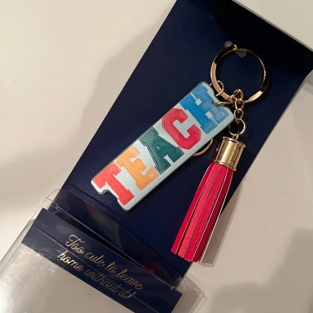 Teacher Tassel Keychain (new‎ / w/a/x)